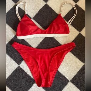 S Red Garage Bikini